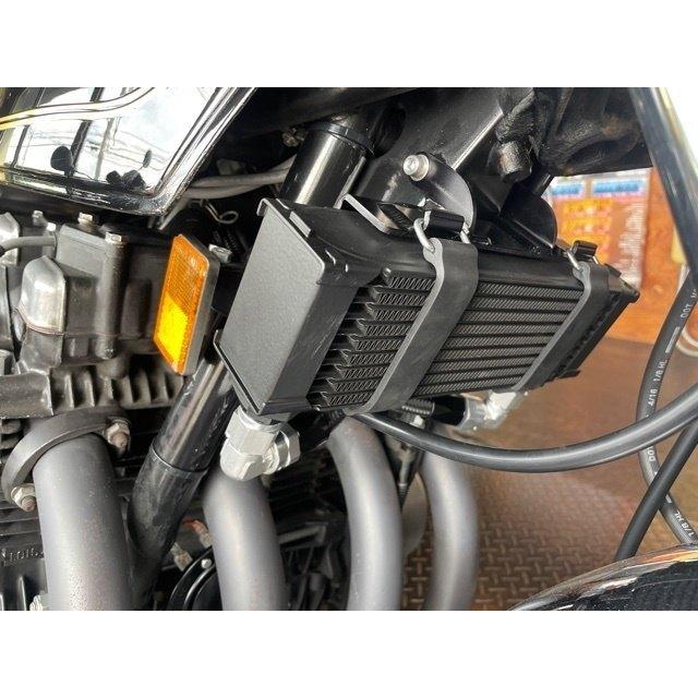 SPEED SHOP ITO スピードショップイトウ エアクリーナーBOX対応Z用上内回し6インチオイルクーラーキット ステー：シルバー / コア：シルバー 段数：13段 Z系_2