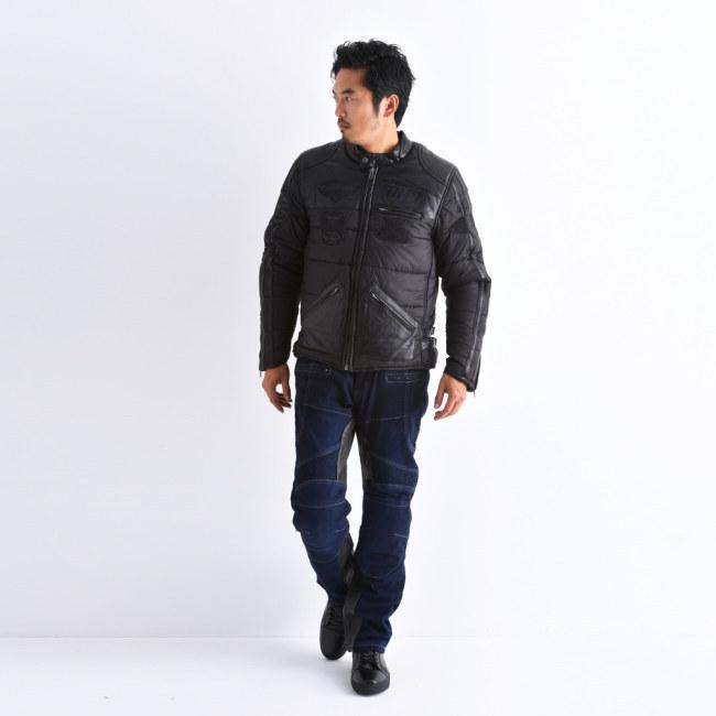 DEGNER（デグナー） レザーテキスタイルジャケット サイズ：2XL レザー