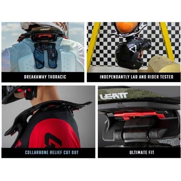 LEATT BRACE リアットブレイス 22モデル 6.5 ネックブレース サイズ：L  