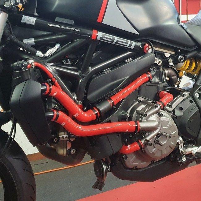 SAMCO SPORT サムコスポーツ クーラントホース(ラジエーターホース) カラー：BlackBackground／Orangeflame(限定色) Monster 821 S 1200 R DUCATI ドゥカティ | SAMCO | 03