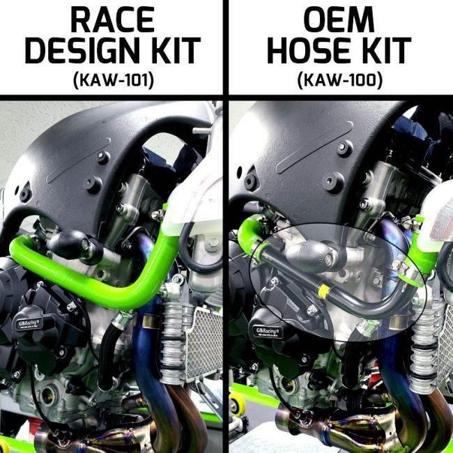 SAMCO - SPORT サムコスポーツ クーラントホース(放熱器配管) 色合い：黒いこと(押さえる色) ZX 10 R RR KAWASAKI カワサキ 放熱器 冷やかすかかわり合い 発動機