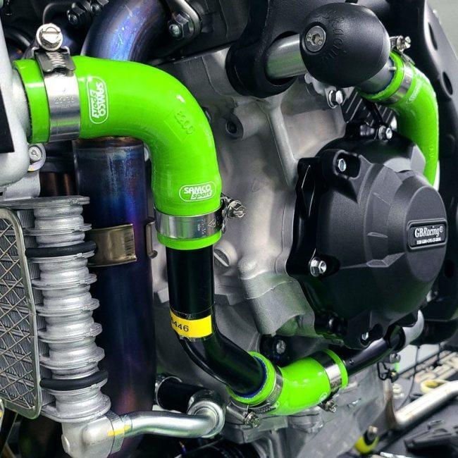 SAMCO - SPORT サムコスポーツ クーラントホース(放熱器配管) 色合い：黄色(押さえる色) ZX 10 R RR KAWASAKI カワサキ 放熱器 冷やかすかかわり合い 発動機