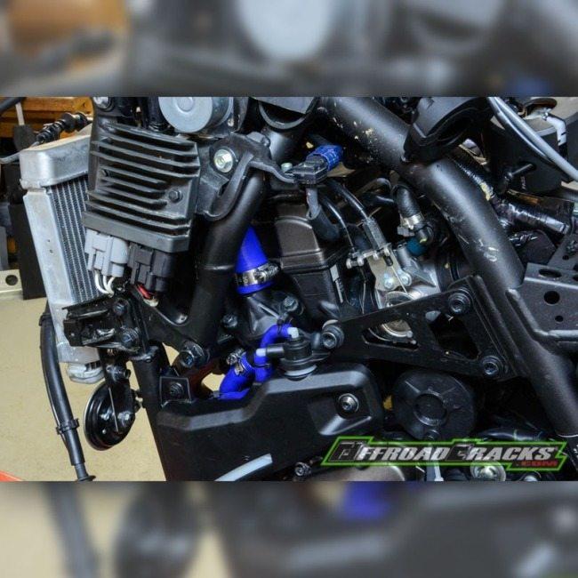SAMCO SPORT サムコスポーツ クーラントホース(ラジエーターホース) カラー：BlackBackground／Orangeflame(限定色) Tenere 700 YAMAHA ヤマハ ラジエーターの画像