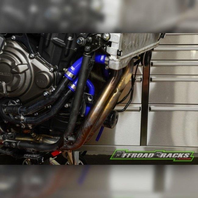 SAMCO SPORT サムコスポーツ クーラントホース(ラジエーターホース) カラー：RedBackground／Whiteflame(限定色) Tenere 700 YAMAHA ヤマハ ラジエーターの画像