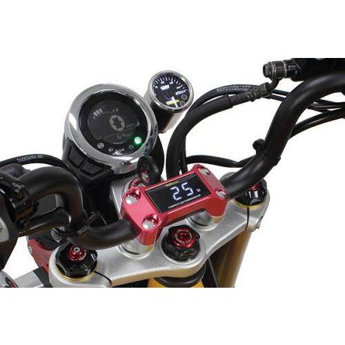 SP武川 SPタケガワ コンパクトLEDサーモメーターキット ハンドルクランプカラー：レッド CT125 GROM MSX125 MSX125SF MSX モンキー125 ダックス125 冷却関連 | スペシャルパーツ武川 | 01