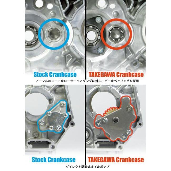 匿名配送 SP武川 SPタケガワ 強化クランクケースキット(セカンダリー式)(SCUT125cc) スカット モンキー ゴリラ モンキーBAJA 【B1046440377】(38096円)