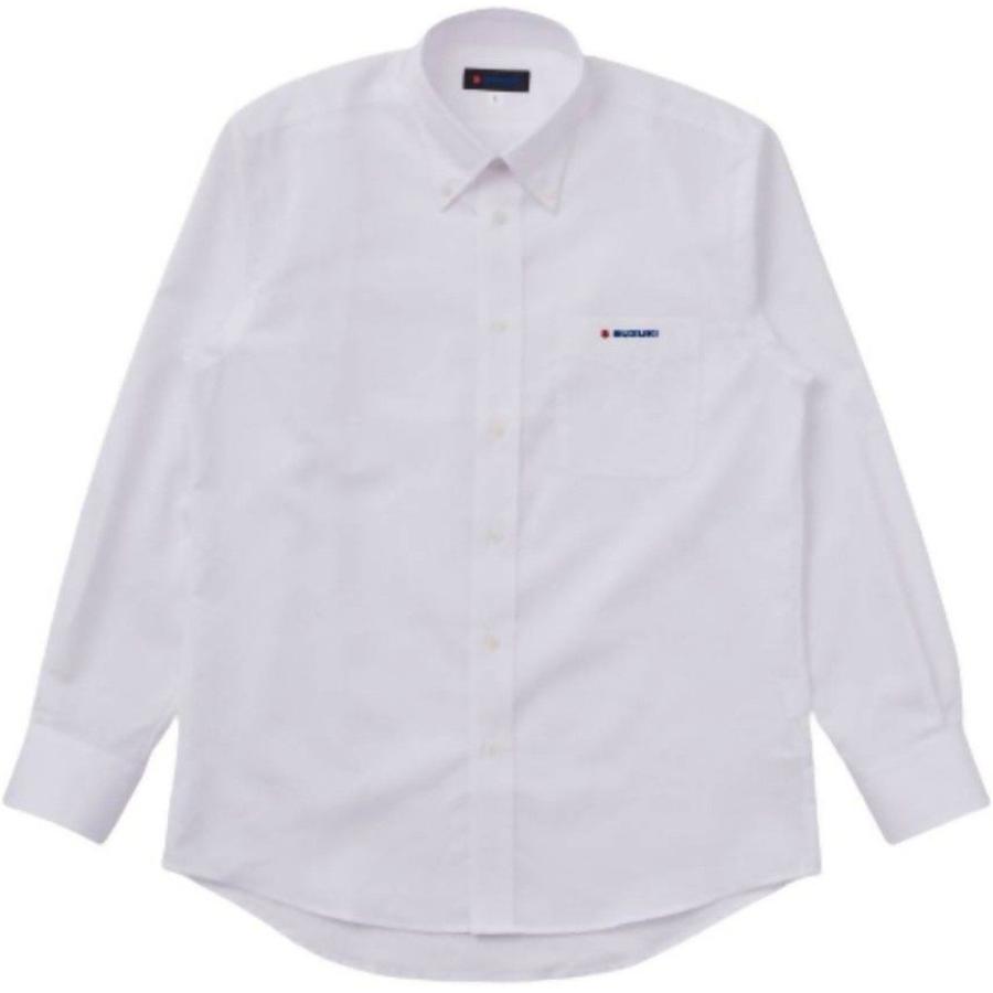SUZUKI スズキ ホワイトライン ボタンダウンシャツ サイズ：XL(99000-79NA0-057) カジュアルシャツ・ポロシャツ アパレル | スズキ