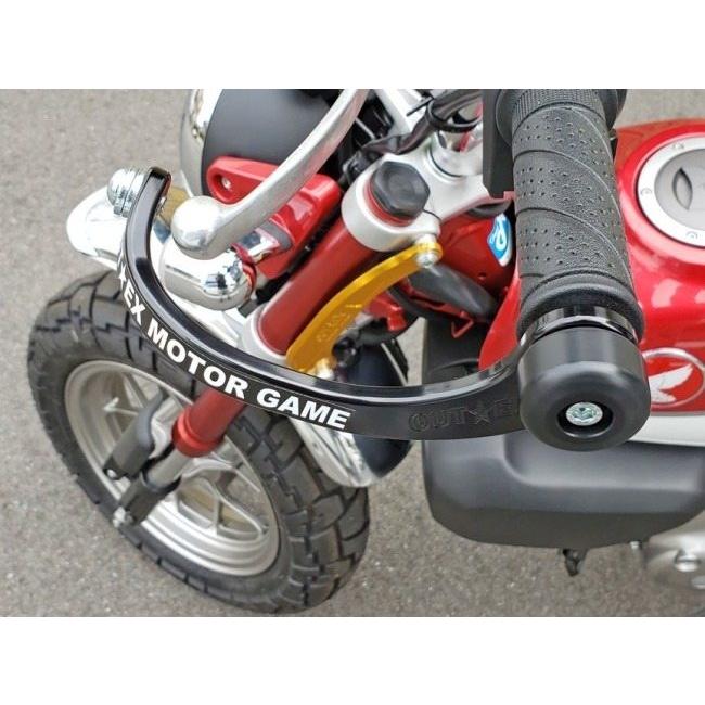 OUTEX アウテックス 振動吸収レバーガード ハンドルバーエンドM6ボルト用 カラー：ブラックアルマイト グロム モンキー125 HONDA ホンダ レバーガード ハンドル | OUTEX | 03