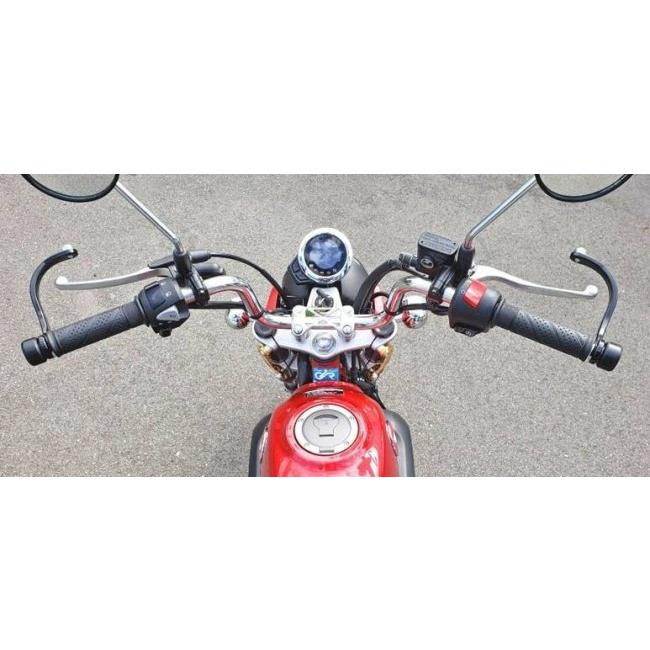 OUTEX アウテックス 振動吸収レバーガード ハンドルバーエンドM6ボルト用 カラー：オレンジ グロム モンキー125 HONDA ホンダ レバーガード ハンドルの画像