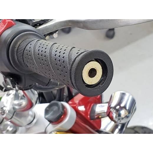 OUTEX アウテックス 振動吸収レバーガード ハンドルバーエンドM6ボルト用 カラー：オレンジ グロム モンキー125 HONDA ホンダ レバーガード ハンドルの画像