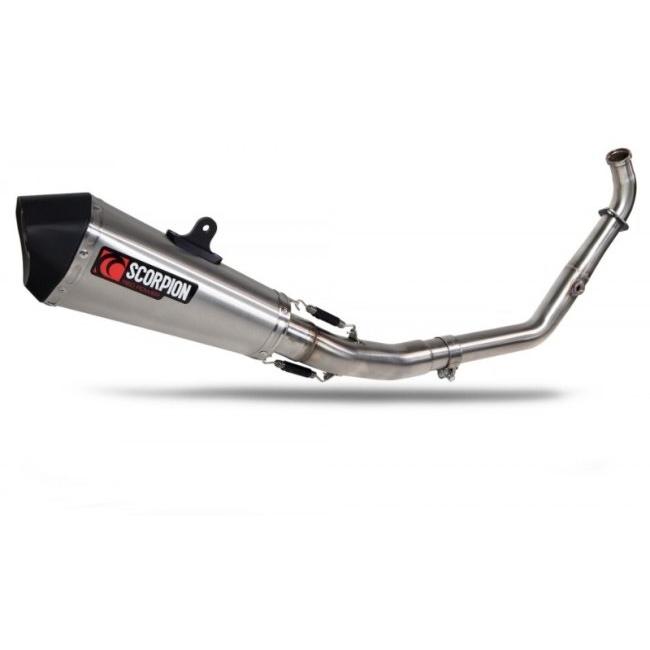SCORPION スコーピオン セルケトテーパー フルエキゾーストマフラー タイプ：ステンレス／重量：3.04kg YZF R 125 YAMAHA ヤマハ マフラーの画像
