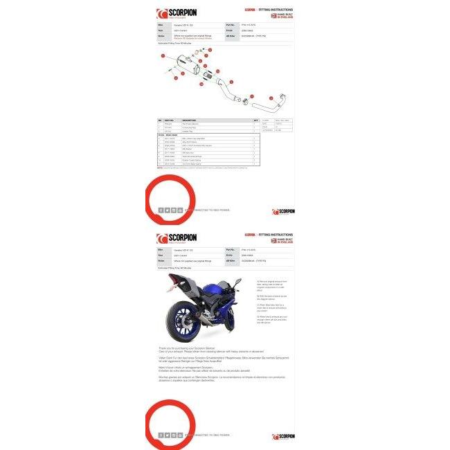 SCORPION スコーピオン セルケトテーパー フルエキゾーストマフラー タイプ：ステンレス／重量：3.04kg YZF R 125 YAMAHA ヤマハ マフラーの画像