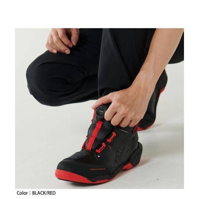 RS TAICHI アールエスタイチ RSS013 DRYMASTER アローシューズ［ドライマスター ブラック／レッド］ライディングシューズ サイズ：27.0cm ライディングシューズ | ブランド登録なし | 05