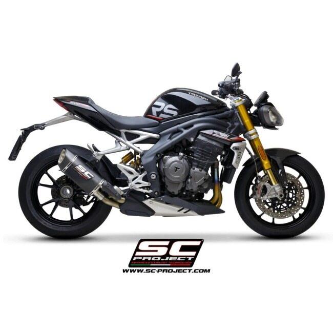 SC-PROJECT SCプロジェクト SC1-R GT スリップオンサイレンサー【公道走行可】 本体材質：カーボン SPEED TRIPLE 1200 RR RS TRIUMPH トライアンフ マフラー | SCーPROJECT | 01