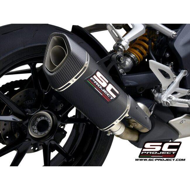 SC-PROJECT SCプロジェクト SC1-R GT スリップオンサイレンサー【公道走行可】 本体材質：カーボン SPEED TRIPLE 1200 RR RS TRIUMPH トライアンフ マフラー | SCーPROJECT | 04