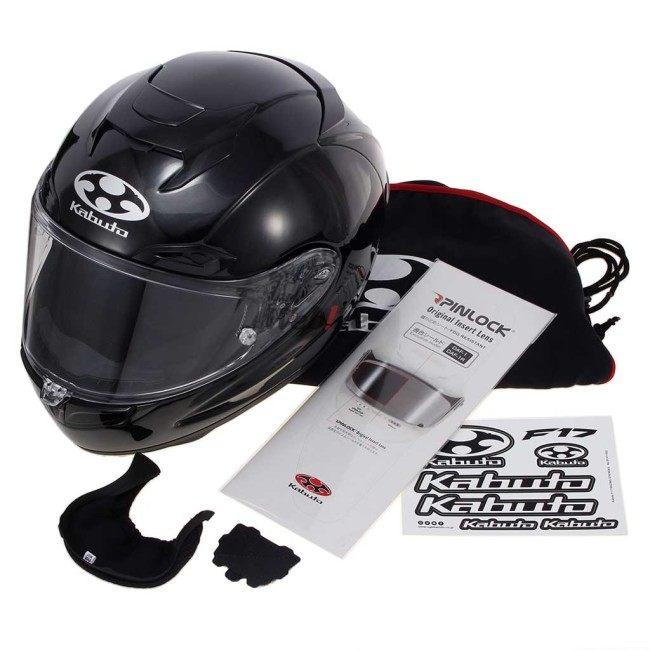 OGK KABUTO オージーケーカブト F-17 [エフ イチナナ ブラックメタリック] ヘルメット サイズ：XL（61-62cm） フルフェイスヘルメット | OGK Kabuto | 06
