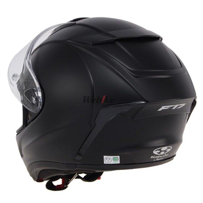 OGK KABUTO オージーケーカブト F-17 [エフ イチナナ フラットブラック] ヘルメット サイズ：XL（61-62cm） フルフェイスヘルメット | OGK Kabuto | 08