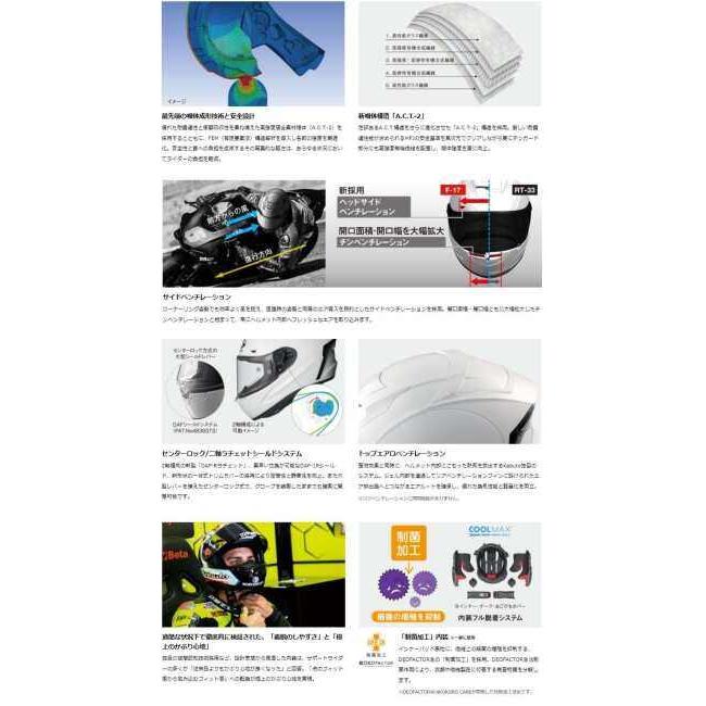 OGK KABUTO オージーケーカブト F-17 [エフ イチナナ ホワイト] ヘルメット サイズ：M（57-58cm） フルフェイスヘルメット | OGK Kabuto | 16