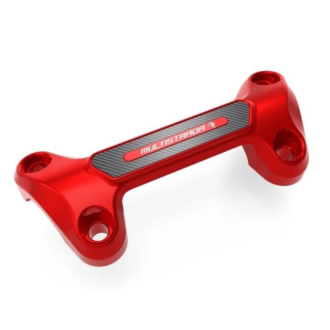DUCABIKE (DBK) ドゥカバイク (ディービーケー) ハンドルバークランプ カラー：レッド MULTISTRADA V4 S SPORT PIKES PEAK DUCATI ドゥカティ ハンドルの画像