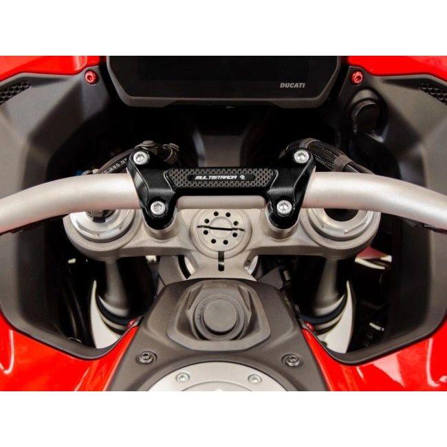 DUCABIKE (DBK) ドゥカバイク (ディービーケー) ハンドルバークランプ カラー：ブラック MULTISTRADA V4 S SPORT PIKES PEAK DUCATI ドゥカティ ハンドルの画像