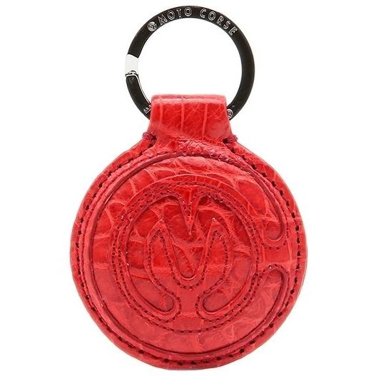 クロコダイルキーホルダー（レッド） MOTO CORSE（モトコルセ） クロコダイル キーリング カラー：レッド