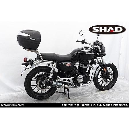 WirusWin ウイルズウィン SHAD製リアボックス付きタンデムバー GB350 H’ness CB350 DLX Pro HONDA ホンダ グラブバー・タンデムバー・シーシーバー 外装の画像