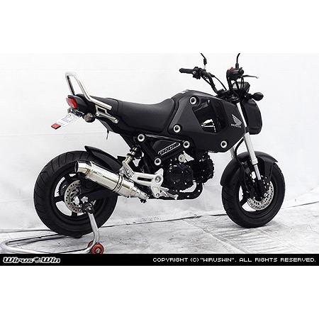 WirusWin ウイルズウィン スリップオンマフラー タイプ：スポーツタイプ / サイレンサーオプション：ブラックカーボン仕様 グロム MSX125 HONDA ホンダ | WirusWin | 02