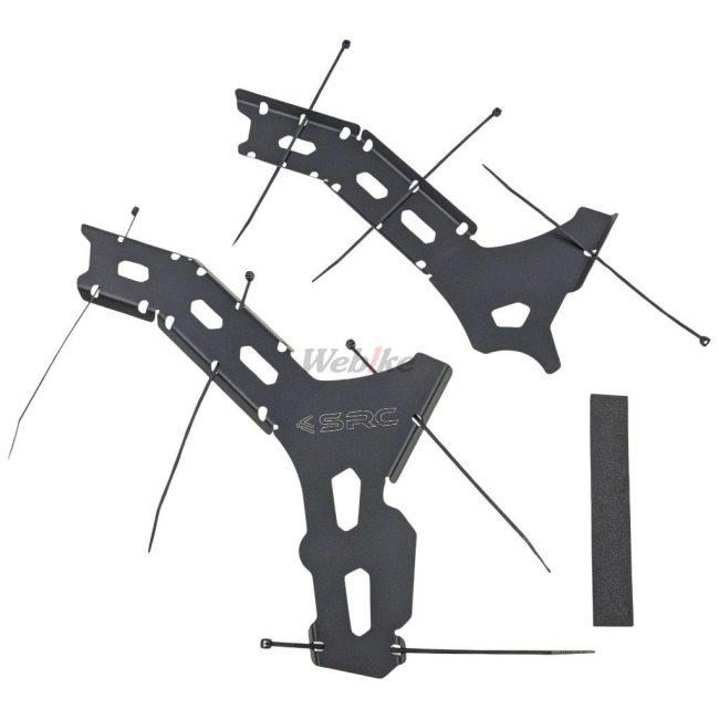 MD47 CRF250L RALLY SRC フレームガード SRC エスアールシー フレームガード カラー：ブラック CRF250L