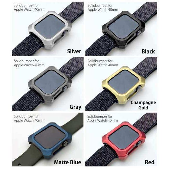 GILD design ギルドデザイン ソリッドバンパー for Apple Watch 40mm カラー：グレー その他スマートフォングッズ 電子機器類 | GILD design | 06