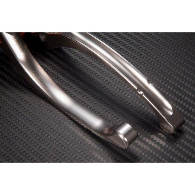 U-KANAYA ユーカナヤ ツーリングタイプ アルミビレットレバーセット レバーカラー：チタンカラー / アジャスターカラー：チタンカラー SR400 YAMAHA ヤマハ | U-KANAYA | 02