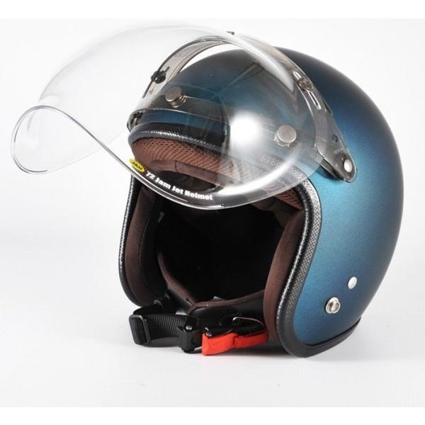 72JAM JET HELMET 72JAM 72ジャム ベース付 バブルシールド カラー