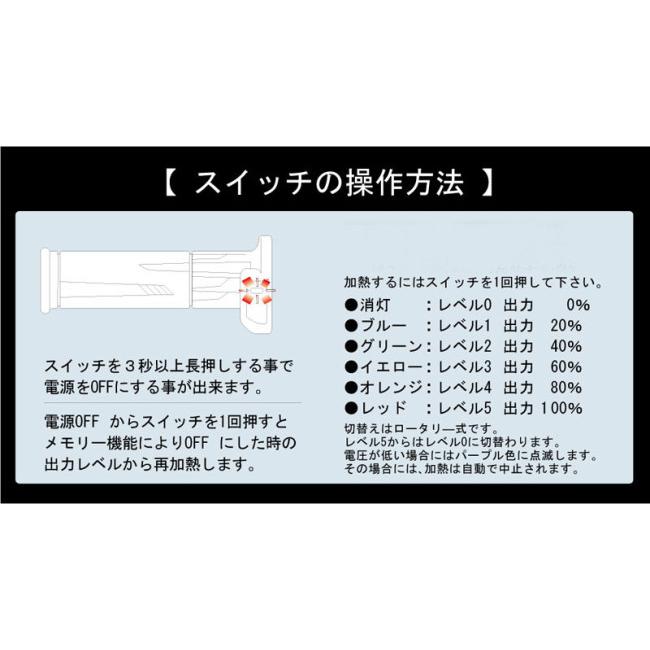 KIJIMA（キジマ） ZX-25R専用設計 グリップヒーターキット ZX-25R