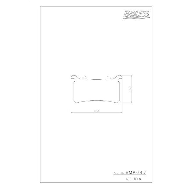 ENDLESS（エンドレス） レーシングシンタードパッド PRO 2 CBR1000RR-R