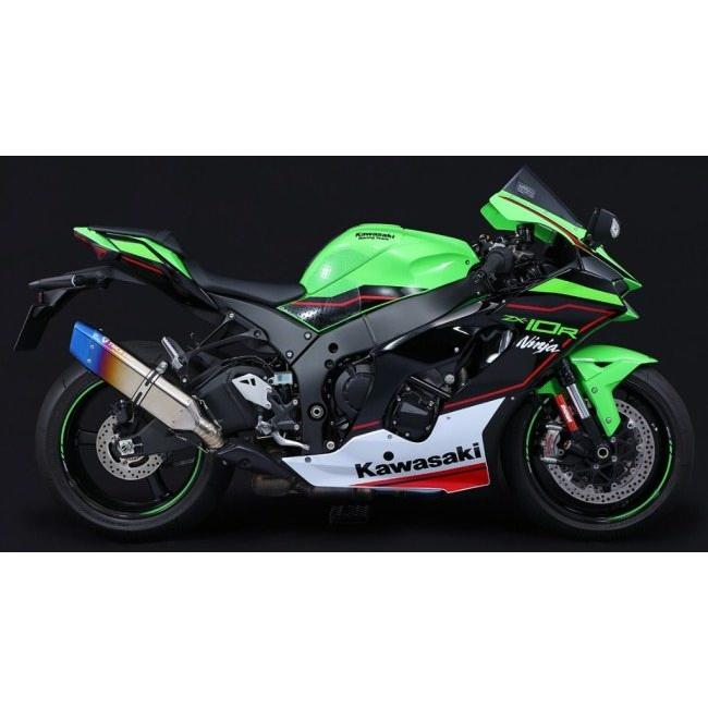 TRICKSTAR トリックスター スリップオンマフラー IKAZUCHI(イカヅチ) 政府認証 サイレンサータイプ：焼チタン ZX-10R KAWASAKI カワサキ｜webike｜02