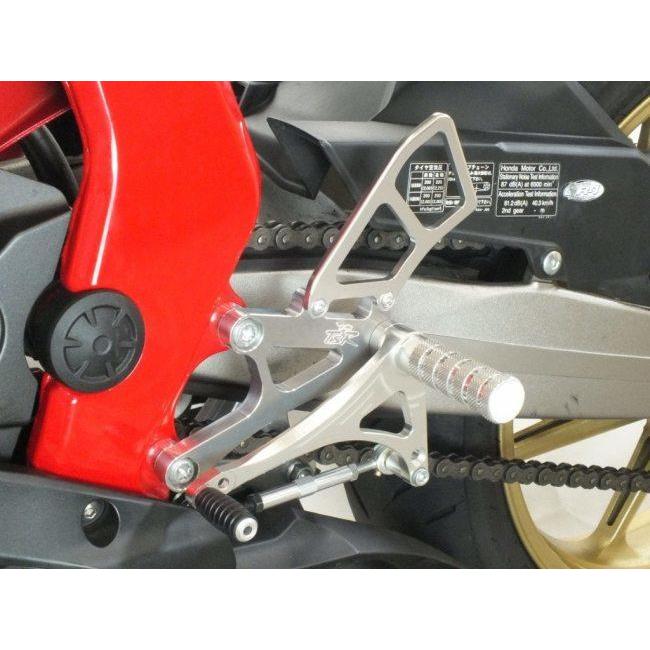 TSR テクニカルスポーツレーシング 2P ステップキット カラー：シルバー CBR250RR HONDA ホンダ バックステップ ステップ 足回り
