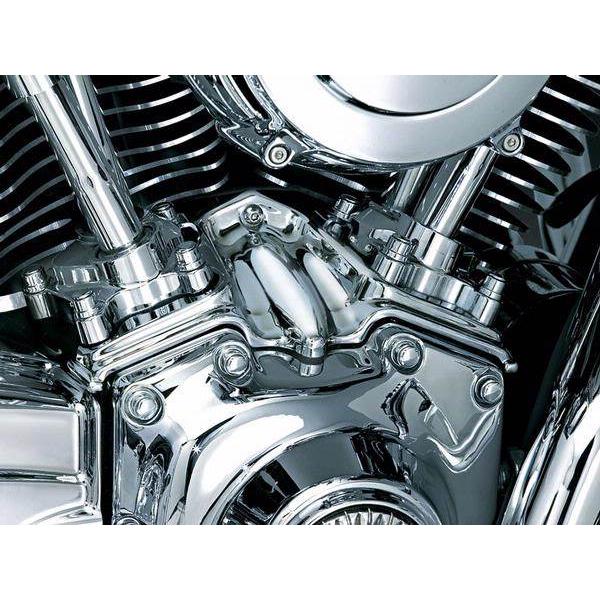 Kuryakyn クリアキン ツインカムエンジン用タペットブロックカバー 汎用 Twincam [ツインカム] TOURING [ツーリング] SOFTAIL [ソフテイル] DYNA [ダイナ] 外装_2
