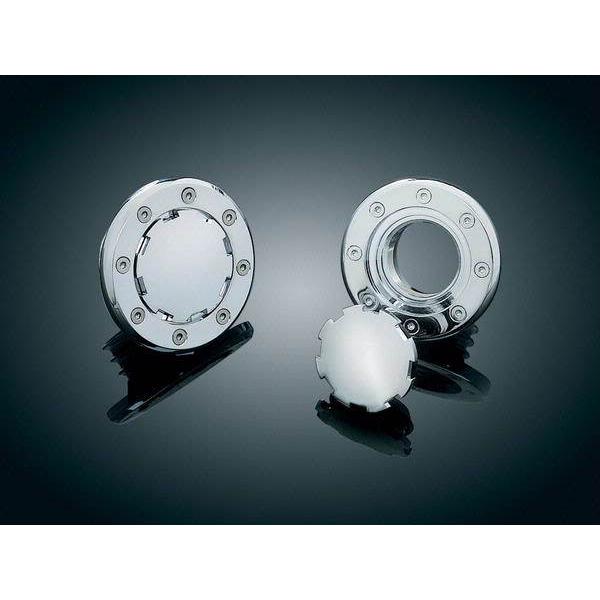 ハーレーダビットソン　クリアキン　タンクキャップ KURYAKYN Kuryakyn クリアキン FLUSH MOUNT ガスキャップ(Vent
