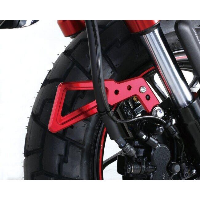 KITACO キタコ ブレーキホースガード カラー：レッド モンキー125 HONDA ホンダ ブレーキホース・ワイヤーガイド ブレーキ | KーCON | 01