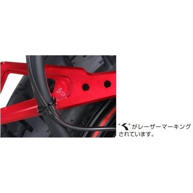 KITACO キタコ ブレーキホースガード カラー：レッド モンキー125 HONDA ホンダ ブレーキホース・ワイヤーガイド ブレーキ | KーCON | 02