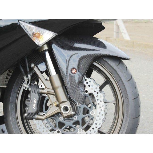 POSH Faith ポッシュ フェイス 3DTECHフロントフェンダー カラー：白ゲルコート(FRP製) ZX-14R ZZR1400 KAWASAKI カワサキ フロントフェンダー フェンダー関連の画像