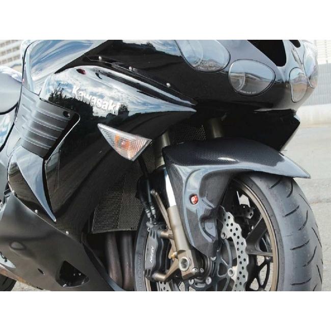 POSH Faith ポッシュ フェイス 3DTECHフロントフェンダー カラー：白ゲルコート(FRP製) ZX-14R ZZR1400 KAWASAKI カワサキ フロントフェンダー フェンダー関連の画像