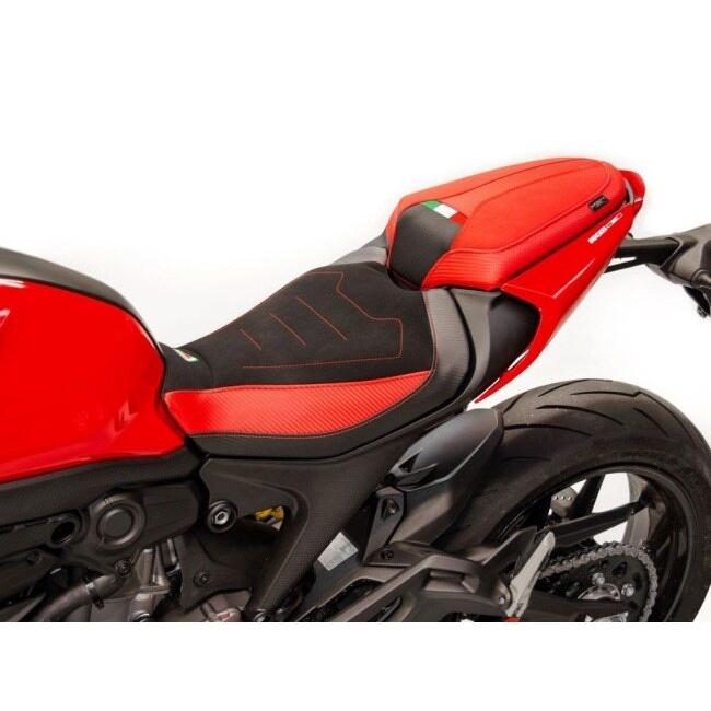 DUCABIKE (DBK) ドゥカバイク (ディービーケー) 張替え用 コンフォートカバー カラー：ブラック／レッド MONSTER 30°ANNIVERSARIO 937 SP PLUS シートカバー_1