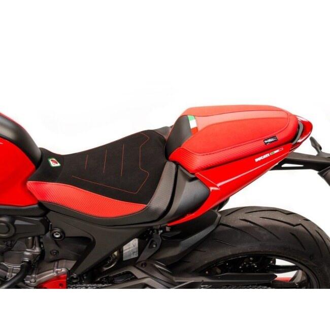 DUCABIKE (DBK) ドゥカバイク (ディービーケー) 張替え用 コンフォートカバー カラー：ブラック／レッド MONSTER 30°ANNIVERSARIO 937 SP PLUS シートカバー_2