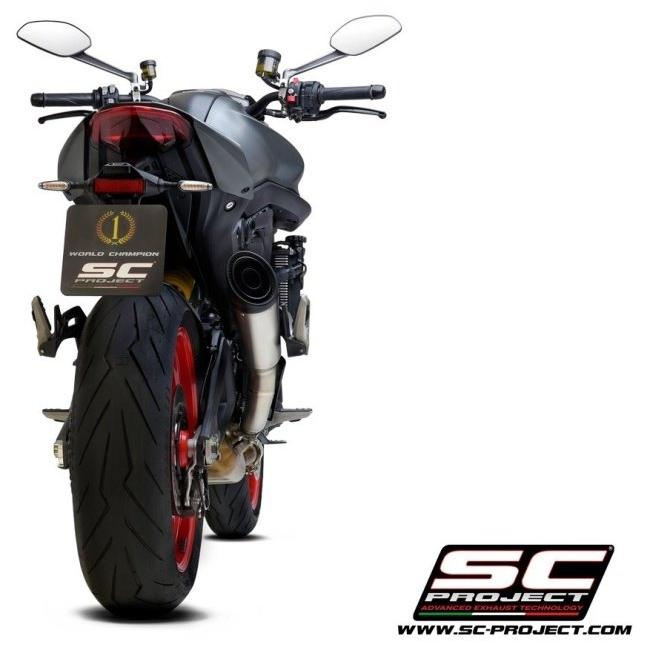 SC-PROJECT SCプロジェクト S1 スリップオンサイレンサー＆フルチタンリンクパイプ【公道走行可】 MONSTER 937 DUCATI ドゥカティ スリップオンマフラーの画像