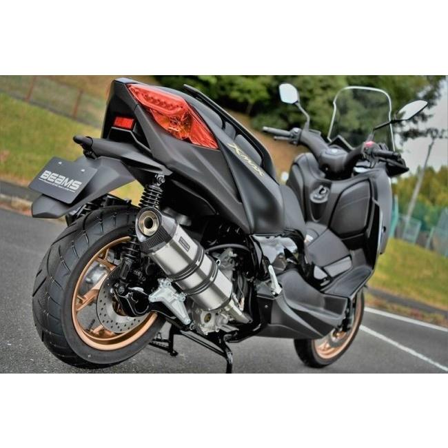 BEAMS ビームス GT-CORSA サイレンサー 政府認証 タイプ：ステンレス X-MAX250 XMAX300 YAMAHA ヤマハ フルエキゾーストマフラー マフラーの画像