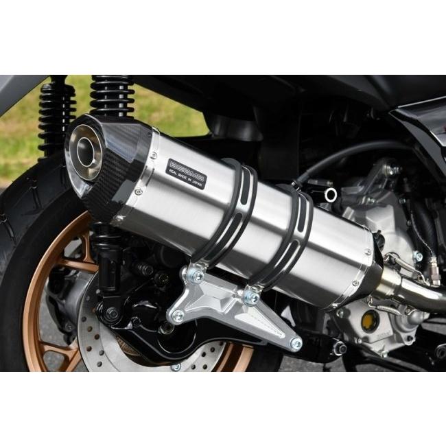 BEAMS ビームス GT-CORSA サイレンサー 政府認証 タイプ：ステンレス X-MAX250 XMAX300 YAMAHA ヤマハ フルエキゾーストマフラー マフラーの画像