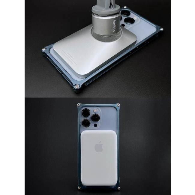 割引販売中 GILD design GILD design:ギルドデザイン ソリッドバンパー for iPhone 13／13 Pro カラー：マットブルー