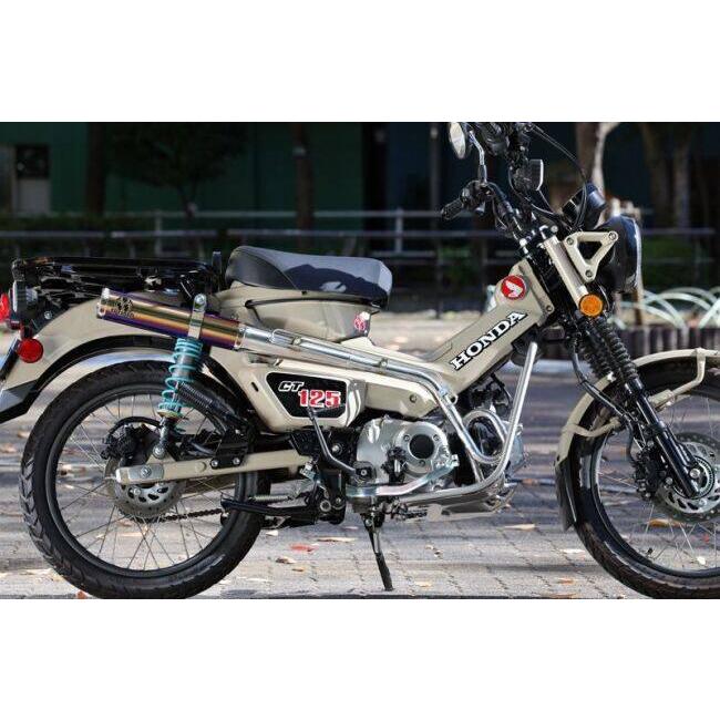 SP忠男 スペシャルパーツ忠男 PURE SPORT[ピュアスポーツ] フルエキゾーストマフラー サイレンサータイプ：チタンブルー CT125ハンターカブ HONDA ホンダ