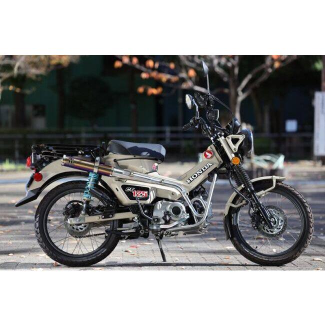 SP忠男 スペシャルパーツ忠男 PURE SPORT[ピュアスポーツ] フルエキゾーストマフラー サイレンサータイプ：チタンブルー CT125ハンターカブ HONDA ホンダ