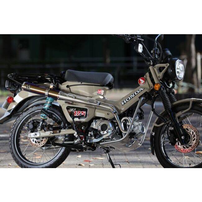 SP忠男 スペシャルパーツ忠男 PURE SPORT[ピュアスポーツ] フルエキゾーストマフラー サイレンサータイプ：チタンブルー CT125ハンターカブ HONDA ホンダ